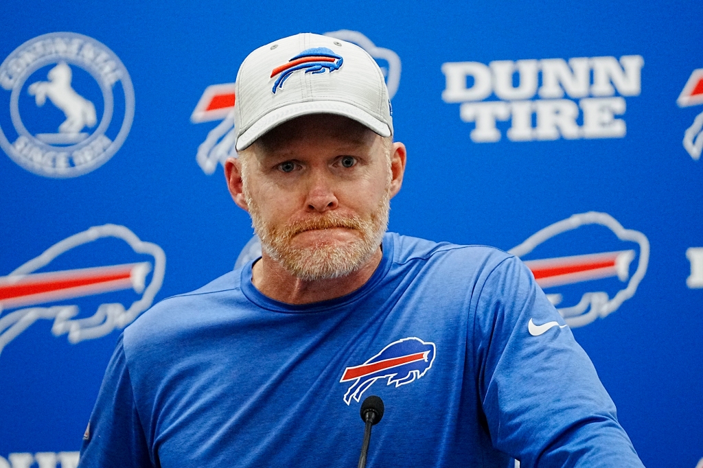 Buffalo Bills head coach Sean McDermott