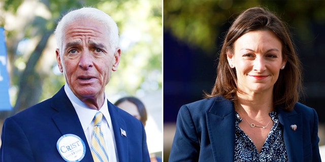 Left: Florida Democratic Rep. Charlie Crist. Right: Florida Commissioner of Agriculture Nikki Fried