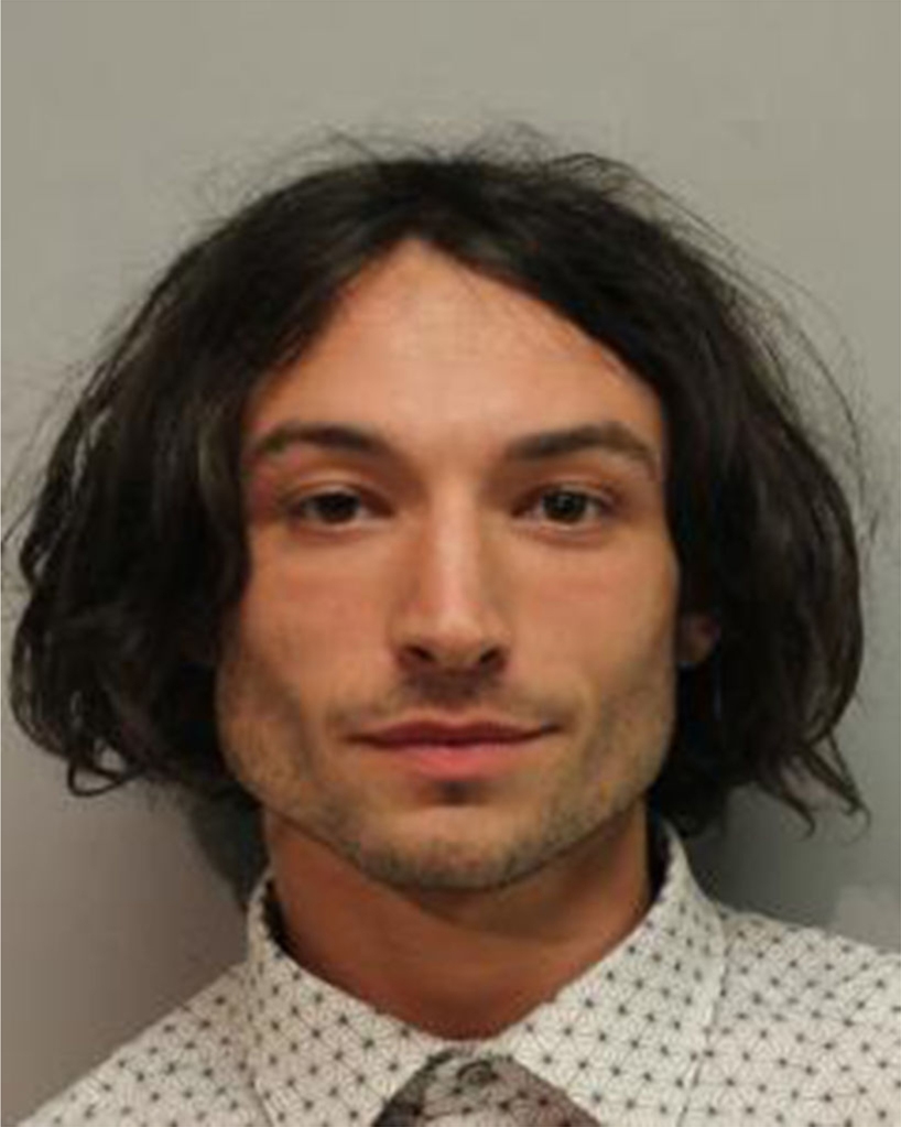 HILO, HAWAII - MARCH 28: (EDITORS NOTE: Best quality available) In this handout image provided by  Hawaiʻi Police Department, Ezra Miller is seen in a police booking photo after his arrest for disorderly conduct and harassment on March 28, 2022 in Hilo, Hawaii
