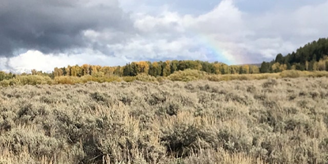 Moments after authorities removed Gabby Petito's remains from a campground north of Jackson, Wyoming, a rainbow appeared.