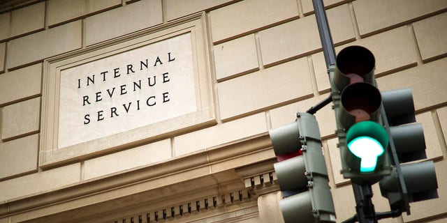 The Internal Revenue Service headquarters building in the Federal Triangle section of Washington, D.C.