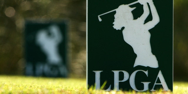 LPGA tee markers during the final round of the LPGA Qualifying Tournament at LPGA International Dec. 4, 2005, in Daytona Beach, Fla.  