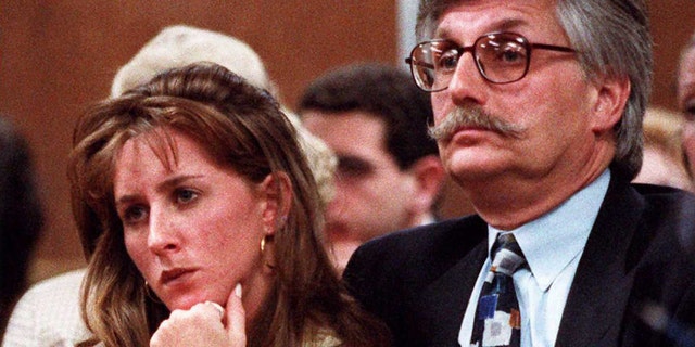 Kim Goldman (L) and Fred Goldman (R) were suddenly faced with media scrutiny as they tried to mourn.