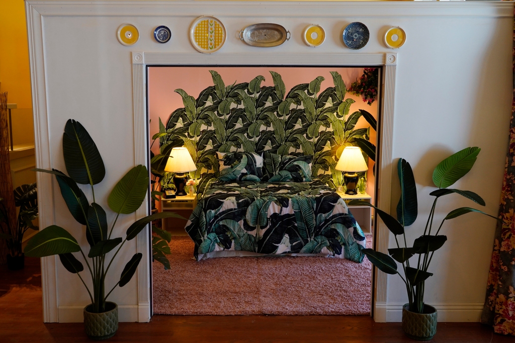 A replica of the bedroom of "The Golden Girls" character Blanche Devereaux .