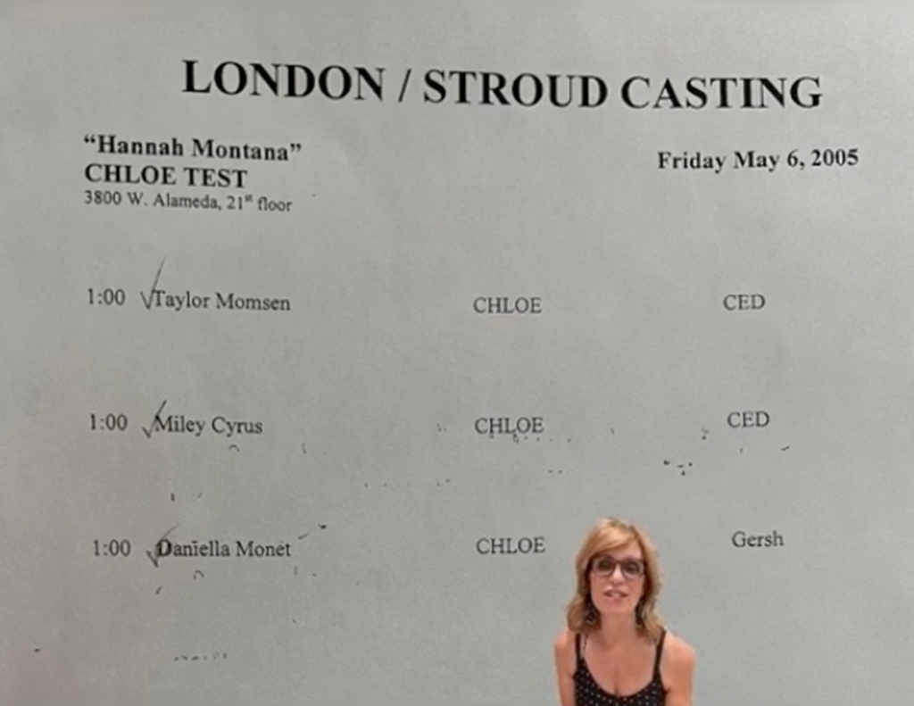 Lisa London shared receipts from the final "Hannah Montana" auditions in 2005. 