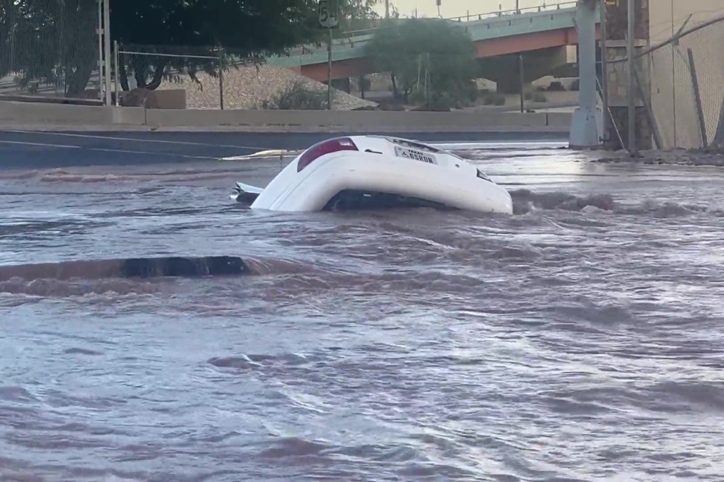 As Thursday, the section of road with the sinkhole was still closed by police. 