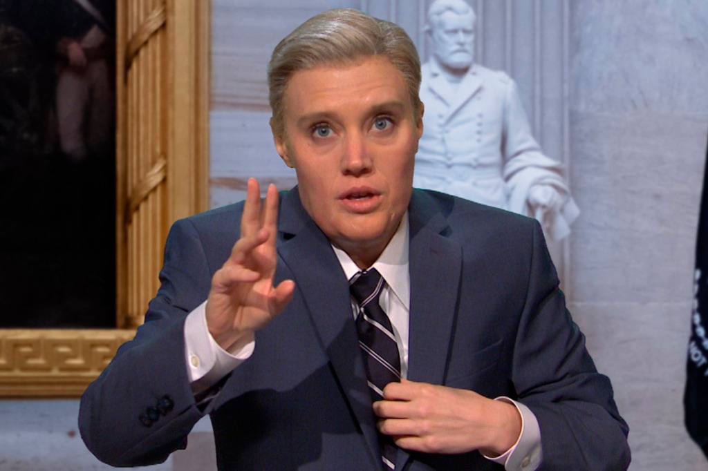 Kate McKinnon as Lindsey Graham during the "Second Impeachment Trial" cold open on Feb. 13, 2021.