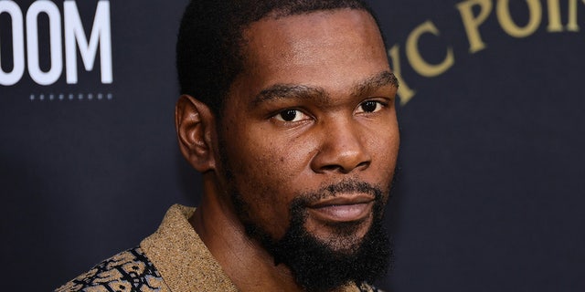 Kevin Durant attends the "NYC Point Gods" premiere at Midnight Theatre on July 26, 2022, in New York City.