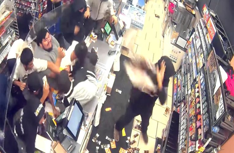Los Angeles ‘flash mob’ of looters caught on video ransacking 7-Eleven
