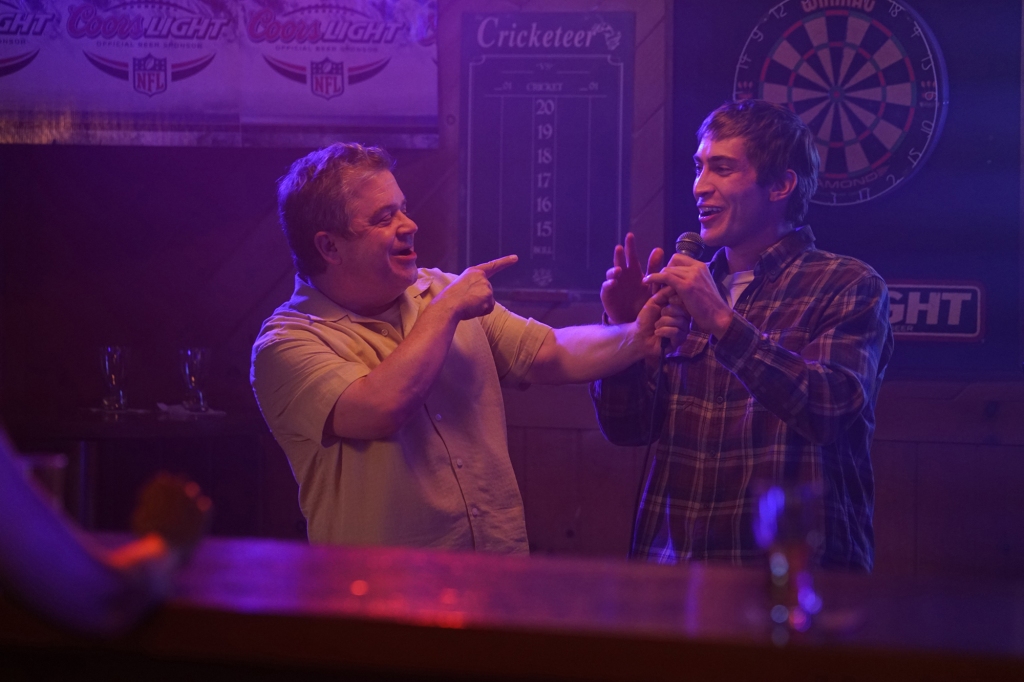 FOR FEATURES:  Patton Oswalt and James Morosini in I LOVE MY DAD, a Magnolia Pictures release. 