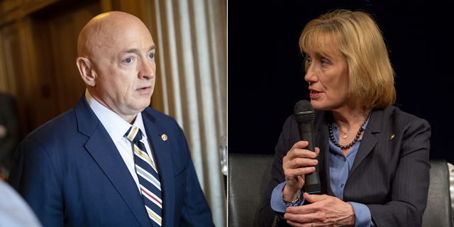 Vulnerable Democrats up for re-election Sen. Mark Kelly, D-Ariz., and Sen. Maggie Hassan, D-N.H.