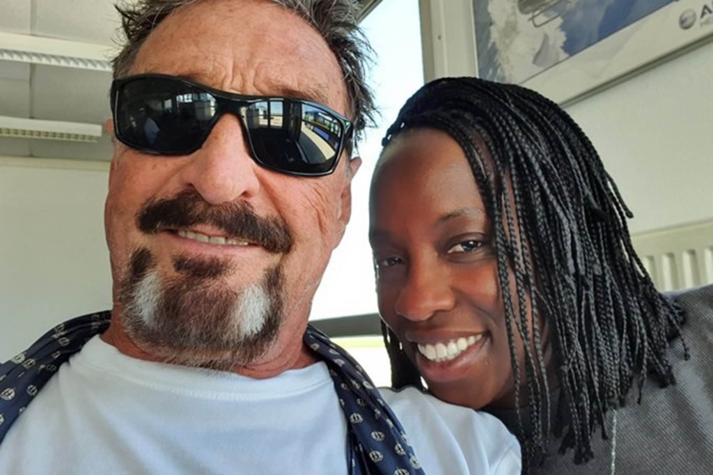 John McAfee went on to marry Janice Dyson, a former prostitute in Miami.