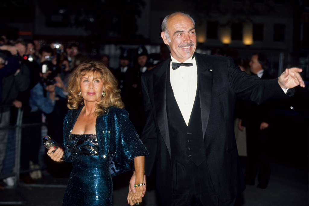 Connery and Roquebrune tied the knot in 1975.