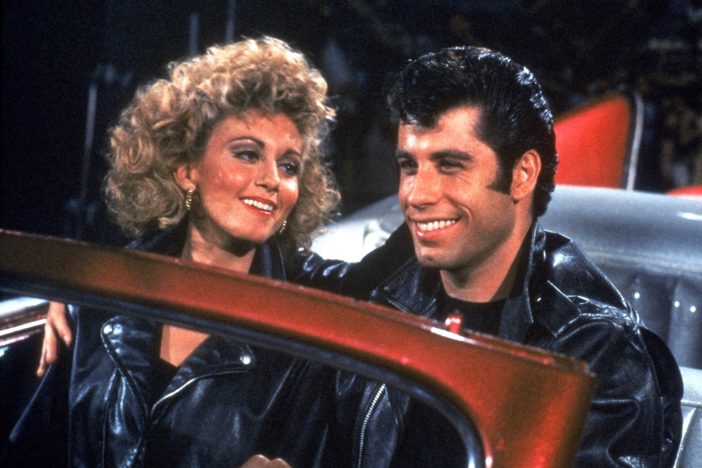 Olivia Newton-John with John Travolta in the beloved 1978 movie "Grease."