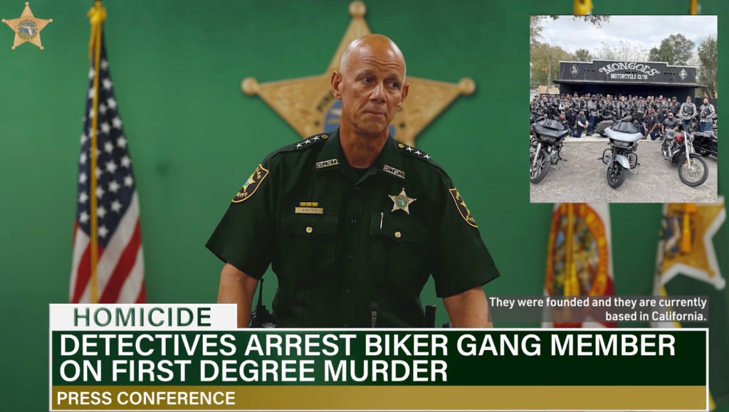 According to Pinellas County Sheriff Bob Gualtieri, Raiders biker gang member Dominick Paternoster was killed by several Mongols in April.
