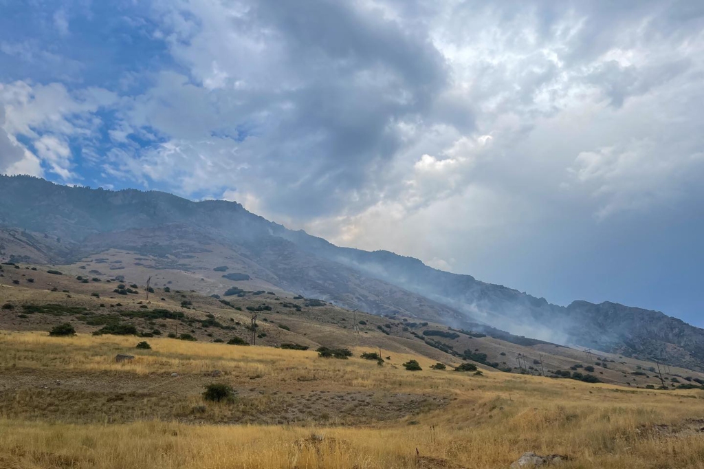 The fire sent smoke throughout Utah Valley, where crews from Springville, Provo, Mapleton and Utah County fire departments responded, KUTV reported.