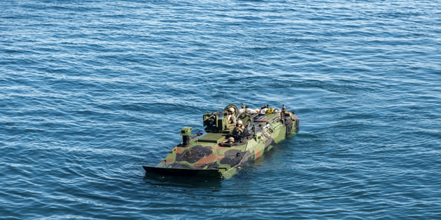 Two Amphibious Combat Vehicles were disabled in high surf during a training incident in July. 