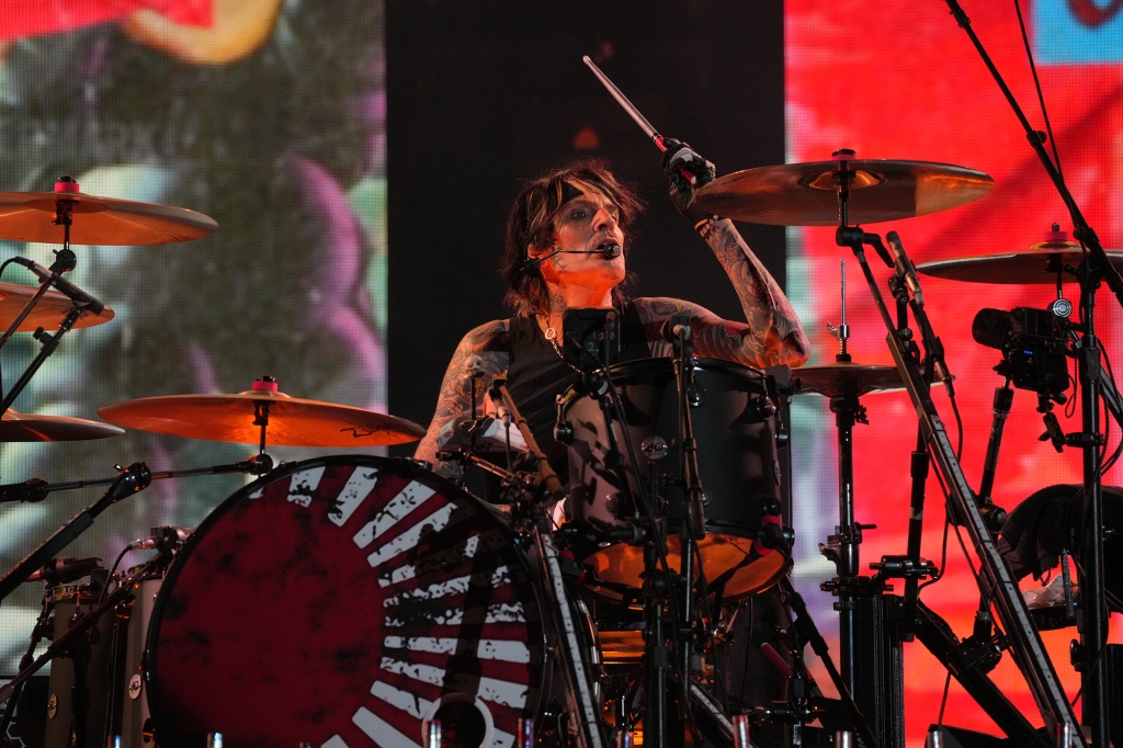 Lee is the longtime drummer of rock band Motley Crue.