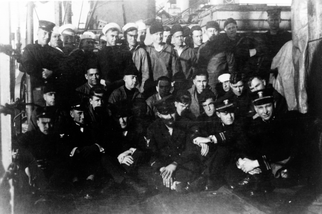 Surviving members of the USS Jacob Jones.