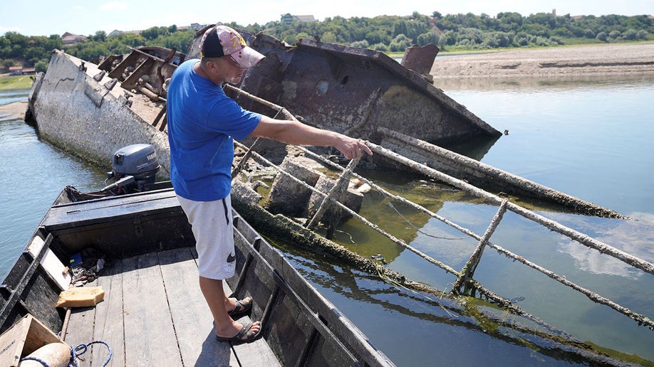 nazi germany world war two ships discovered in danube river serbia