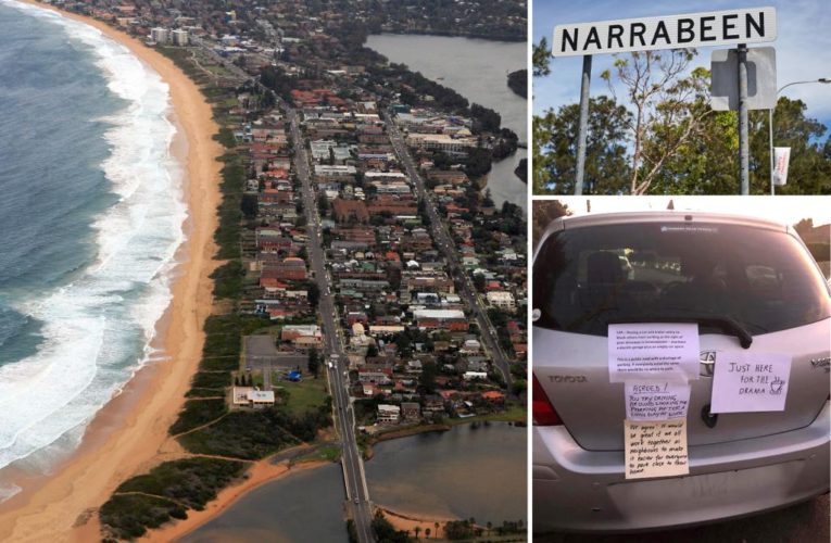 Brutal notes plastered on car stir up Australian neighborhood drama
