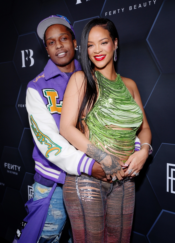 A$AP Rocky and Rihanna.