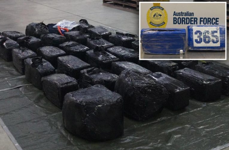 Australian police seize $193M worth of cocaine from cargo ship