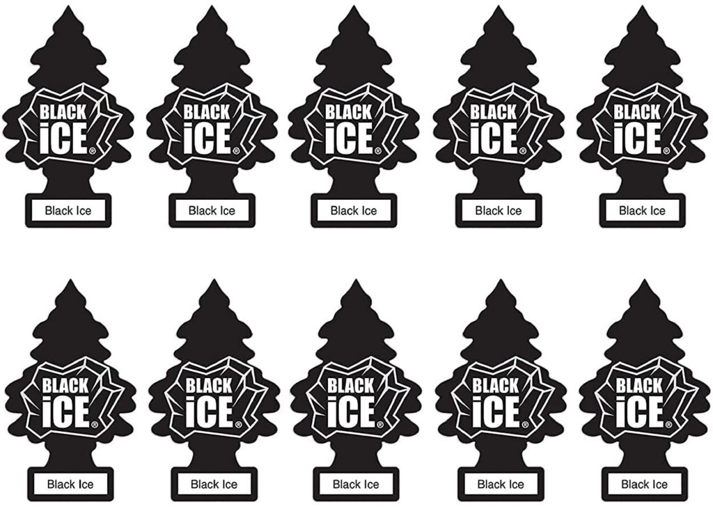Little Trees Black Ice Car Freshener (10-Pack)