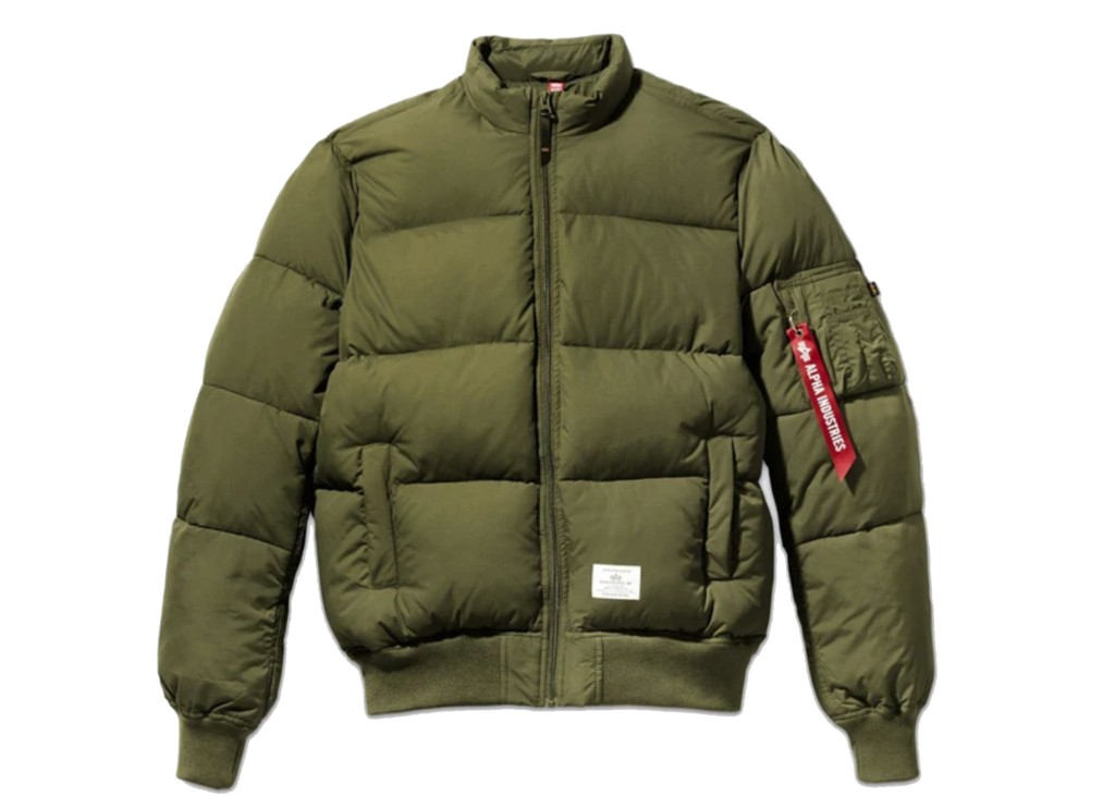 Alpha Industries MA-1 Men’s Quilted Bomber Jacket