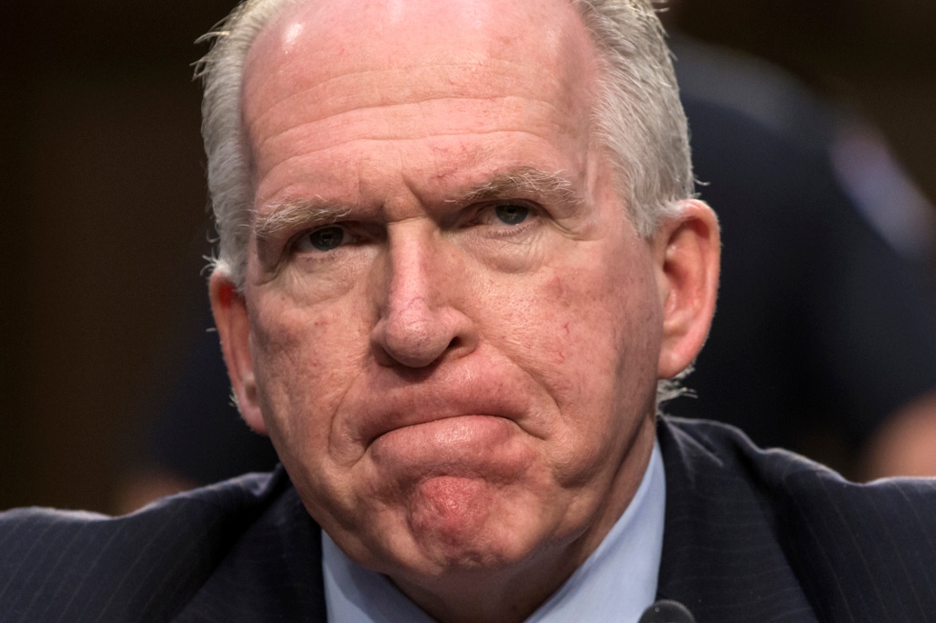 CIA Director John Brennan testifies on Capitol Hill in Washington, Thursday, June 16, 2016, before the Senate Intelligence Committee hearing on the Islamic State.