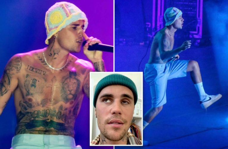 Justin Bieber performs for first time since facial paralysis: ‘I missed you’