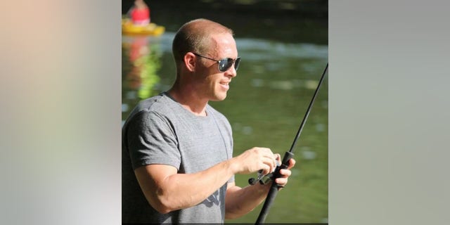 Brandon Reed, fishing, who passed away from a fentanyl overdose last year