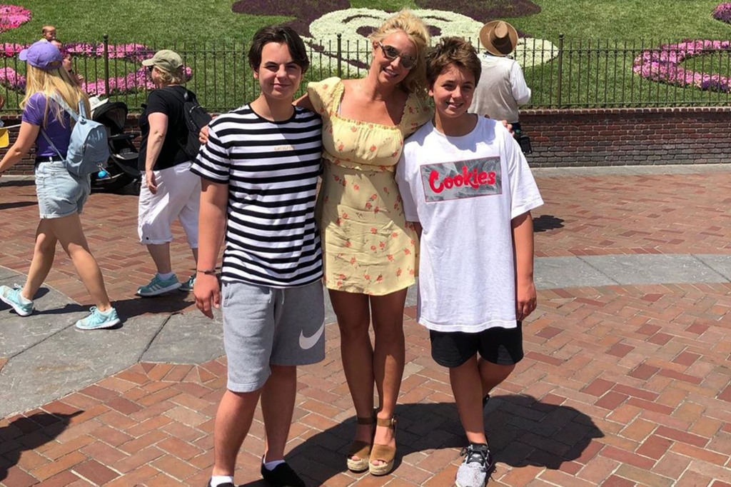 britney spears with sons. Instagram