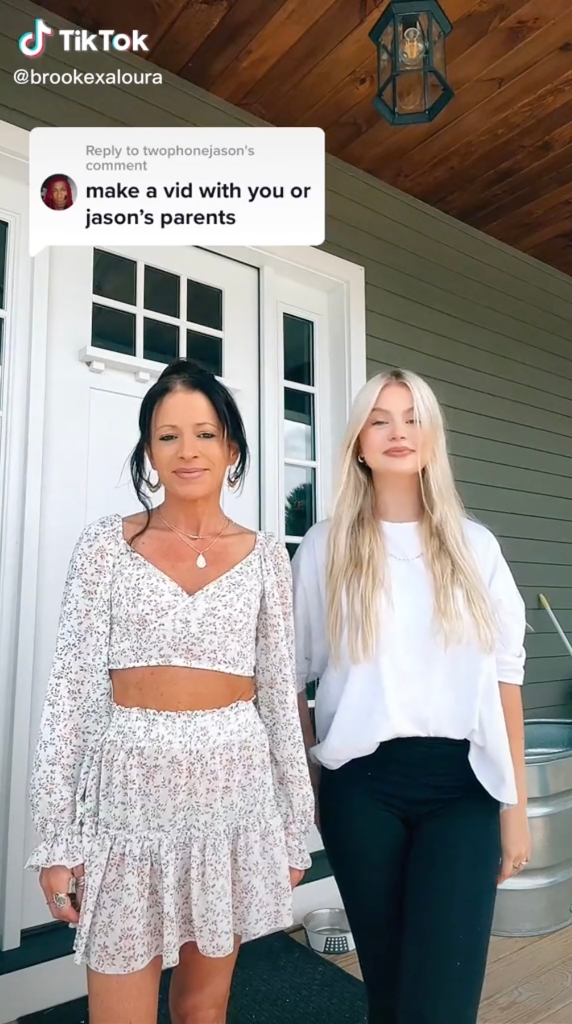 Upon request from one of her 1.5 million TikTok followers, Morton posted a video of herself and Vaughn's mother Lisa. According to Morton, both sets of parents have shown the young couple support as they raise their child.