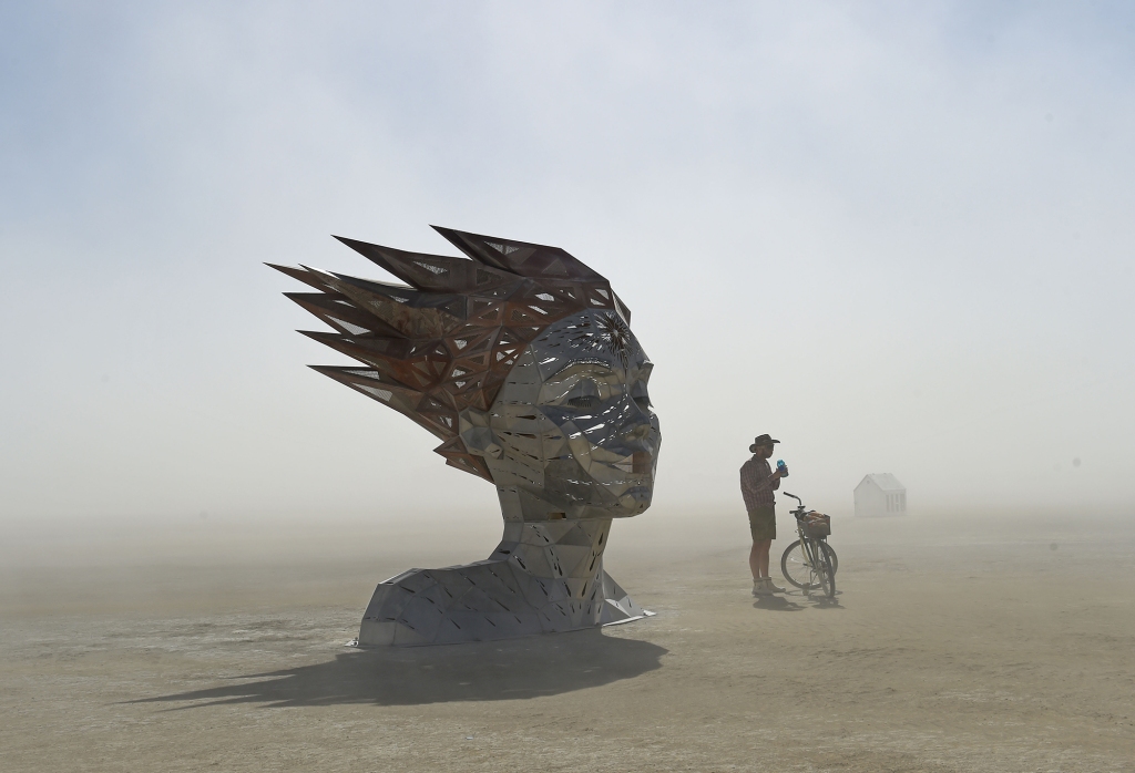 An art installation at Burning Man.