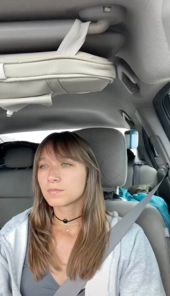 Crump maintains honesty in her videos about how she stays safe on the road.