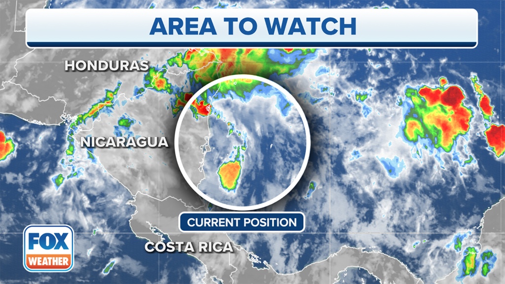 A tropical disturbance over the southwestern Caribbean Sea has grabbed the attention of the NHC.
