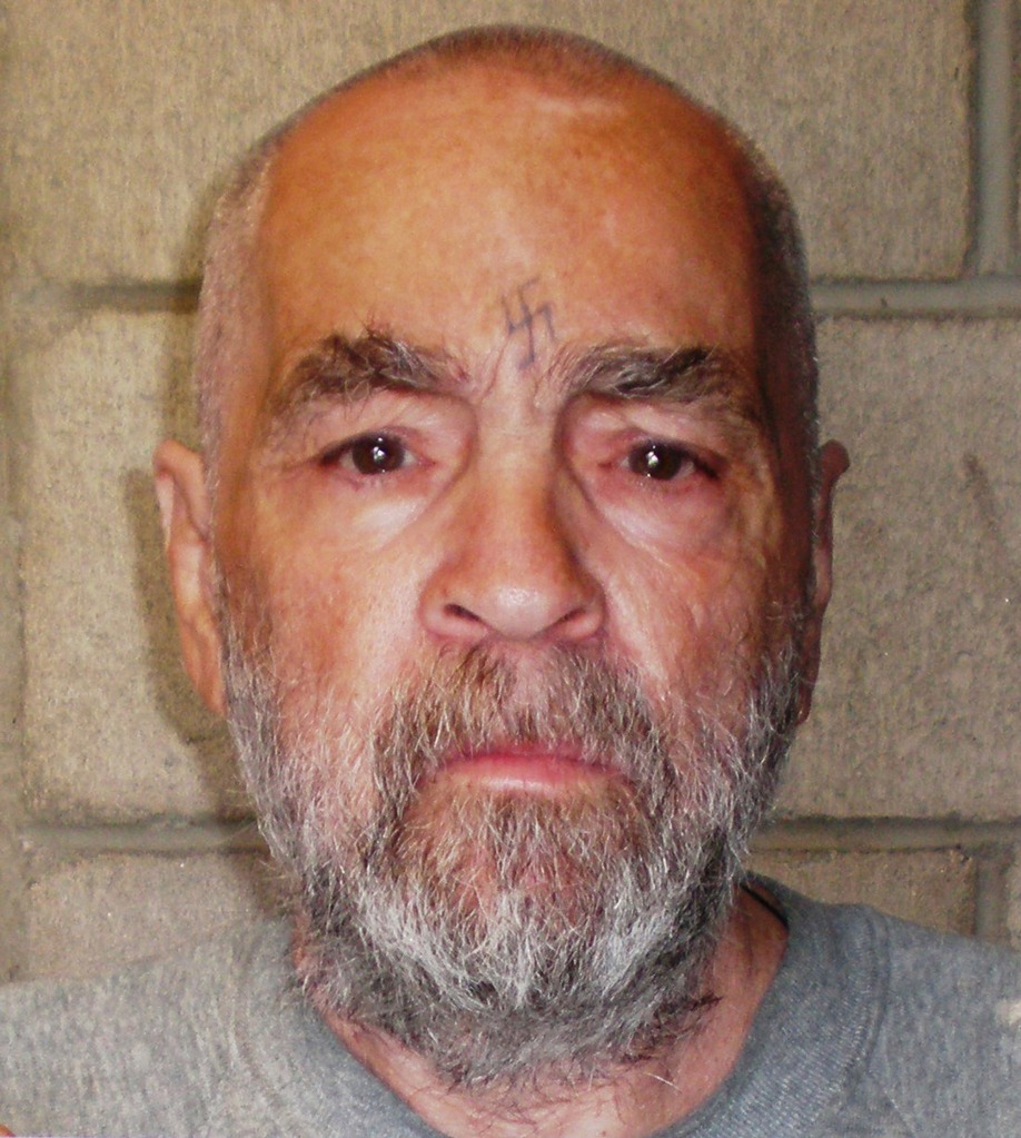 In this handout photo from the California Department of Corrections and Rehabilitation, Charles Manson, 74,  is seen March 18, 2009 at Corcoran State Prison.