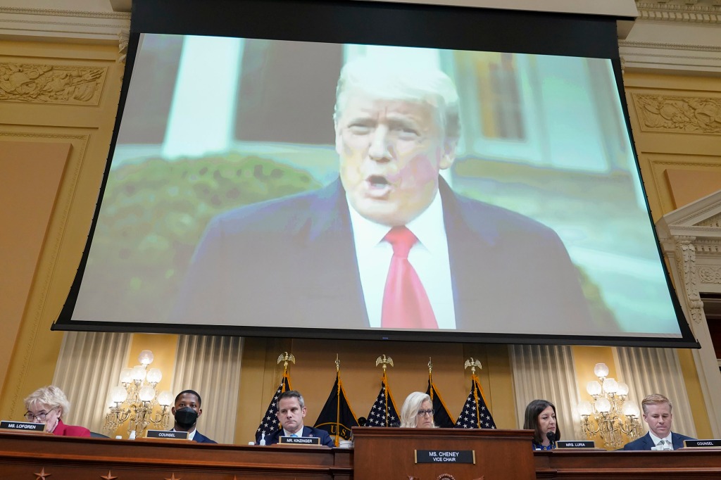 The committee held eight live hearings earlier this summer laying out Trump's attempts to overturn the 2020 election result.