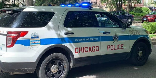 Chicago police squad car