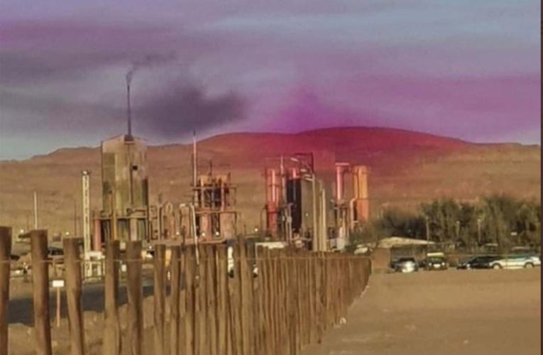 Mysterious purple cloud ominously descends upon Chilean city
