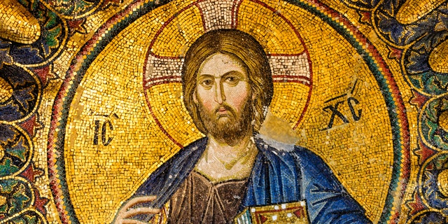 File photo - 13th century mosaic of Jesus Christ in the church of Hagia Sophia in Istanbul, Turkey (iStock)