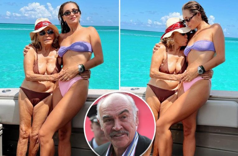 Sean Connery’s widow, 93, stuns in bikini: ‘What a body!’