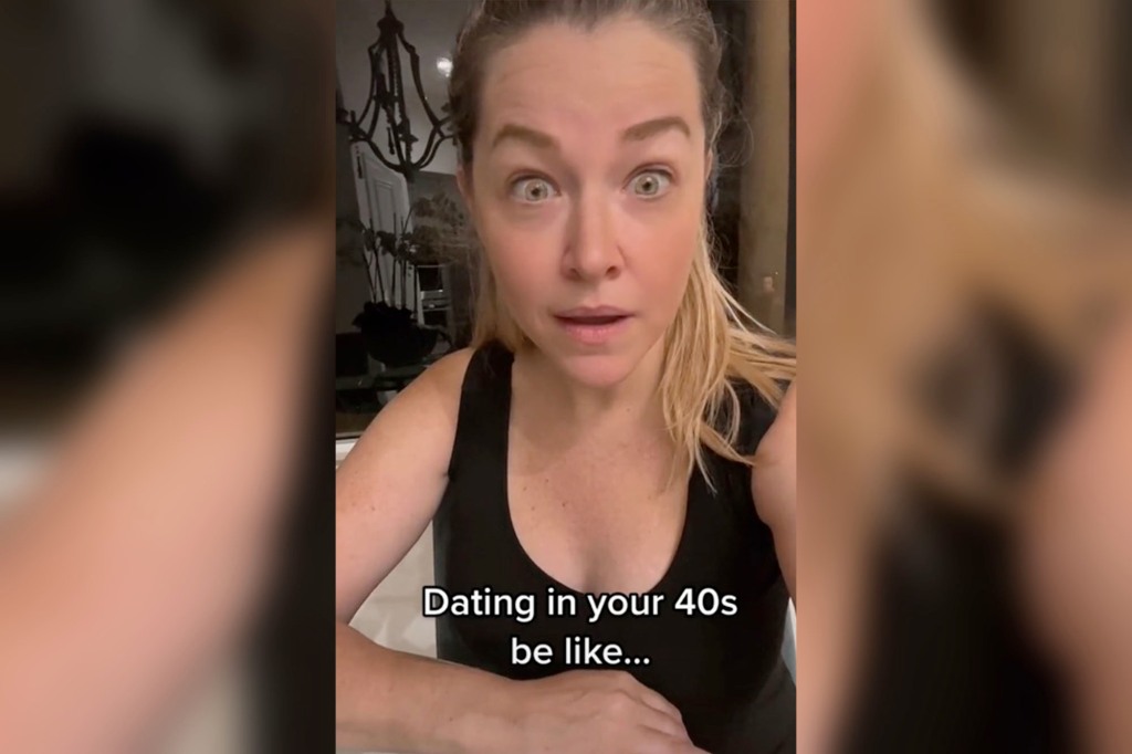 A TikTok clip of a woman appearing to listen to a jaw-dropping voicemail
