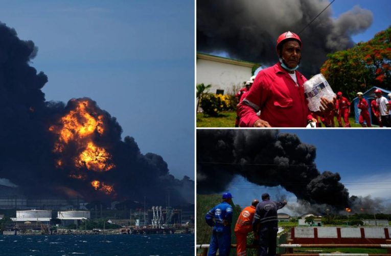 Cuban oil tanker fire leaves 121 injured, 17 missing and 1 dead