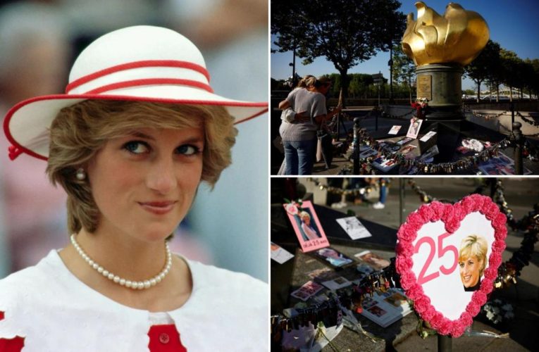 Princess Diana death 25th anniversary mourned