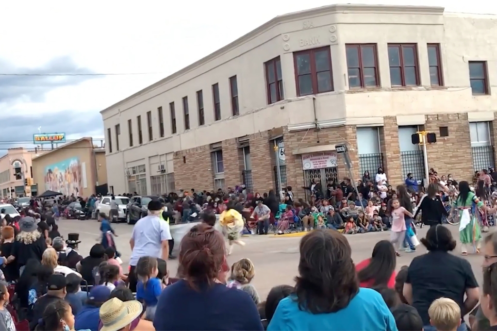 The city of Gallup in New Mexico was celebrating its 100th anniversary.