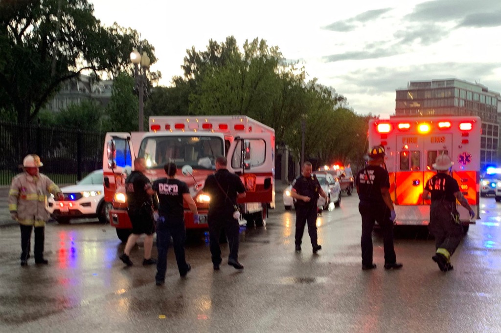Tourists Donna Mueller and James Mueller have died after being struck by lightning near the White House.