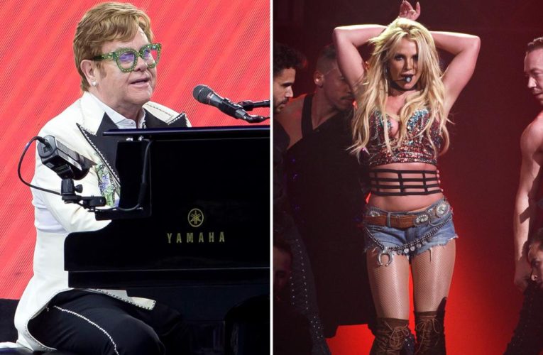 Elton John talks singing with ‘broken’ Britney Spears