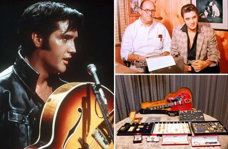 Elvis’ ‘lost’ jewelry found, will be sold at auction
